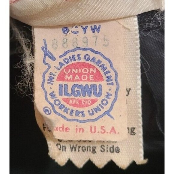 Vtg 70s Mary Dobbs Original Women's Sleeveless Pleated Full Flare Jumpsuit Sz XS - Picture 12 of 13